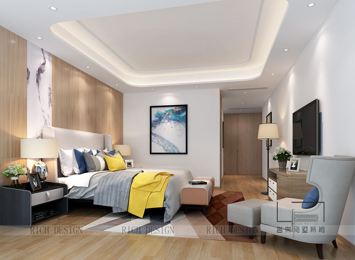 山語(yǔ)清暉2棟現(xiàn)代主臥裝修設(shè)計(jì) 山語(yǔ)清暉2棟現(xiàn)代主臥裝修設(shè)計(jì)效果圖