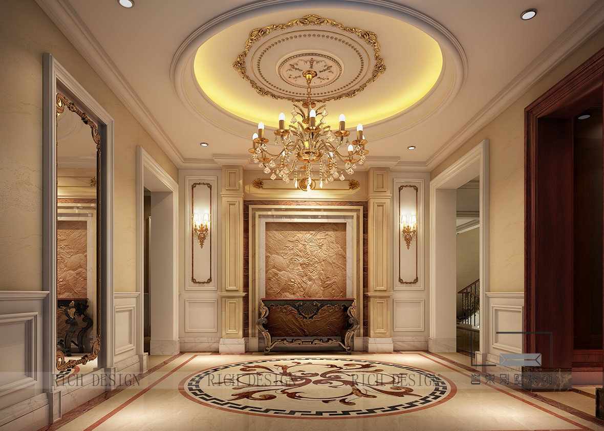 玄關(guān).jpg 華僑城曦城歐式玄關(guān)裝修設(shè)計(jì)效果圖