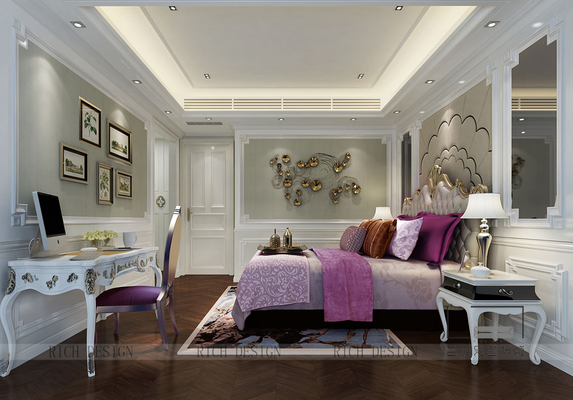 山語清暉別墅中式女孩房裝修設計 山語清暉別墅中式女孩房裝修設計欣賞圖