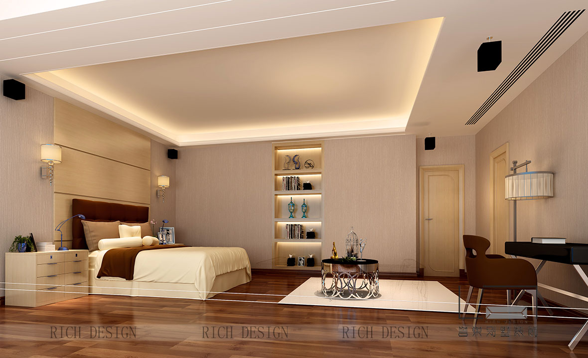 蘭江山第頂層復(fù)式—?jiǎng)e墅歐式客臥裝修設(shè)計(jì) 蘭江山第別墅歐式客臥裝修設(shè)計(jì)效果圖