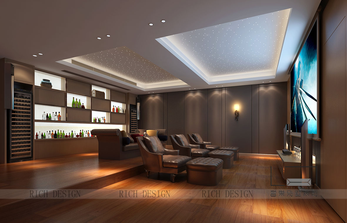 蘭江山第別墅歐式視聽室裝修設(shè)計(jì) 蘭江山第別墅歐式視聽室裝修設(shè)計(jì)效果圖