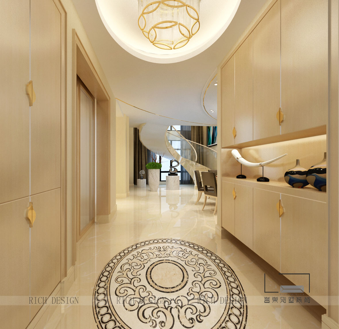 蘭江山第別墅歐式入戶裝修設(shè)計(jì) 蘭江山第別墅歐式入戶裝修設(shè)計(jì)效果圖