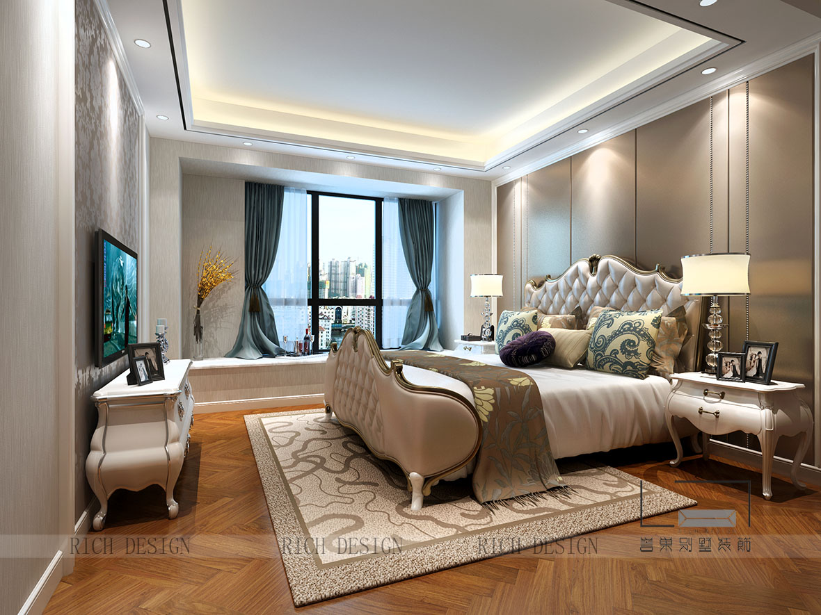 中洲中央公園主臥現(xiàn)代裝修 中洲中央公園主臥現(xiàn)代裝修效果圖