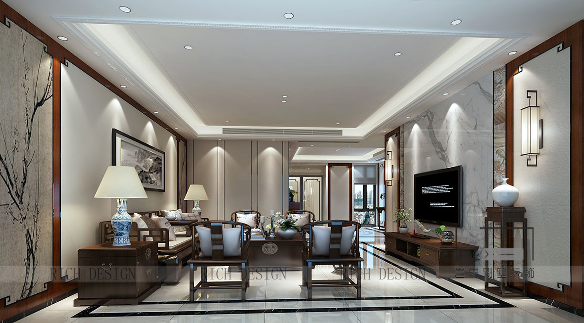 中洲二期9棟A01客廳裝修 中洲二期9棟A01客廳裝修效果圖