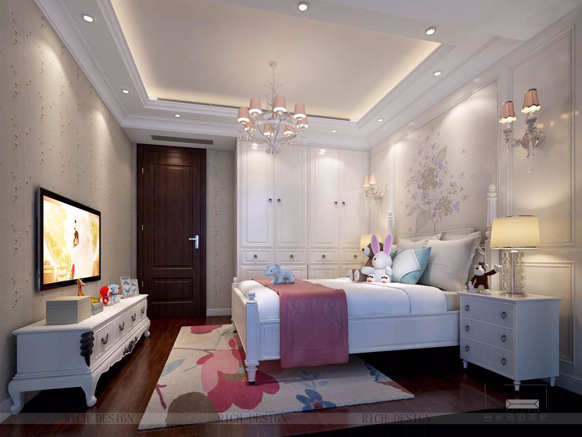 博林天瑞現(xiàn)代女孩房裝修 博林天瑞現(xiàn)代女孩房裝修效果圖