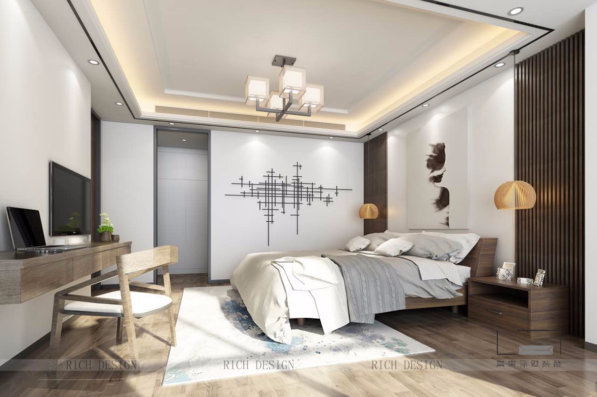 博林天瑞現(xiàn)代臥室裝修 博林天瑞現(xiàn)代臥室裝修效果圖