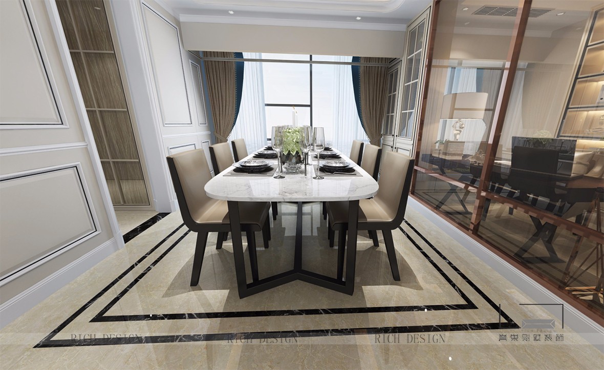 香山美墅現(xiàn)代餐廳裝修設(shè)計 香山美墅現(xiàn)代餐廳裝修設(shè)計效果圖