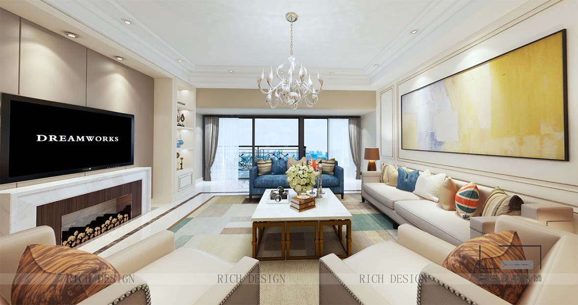 香山美墅現(xiàn)代客廳裝潢效果圖 香山美墅現(xiàn)代客廳裝潢效果圖