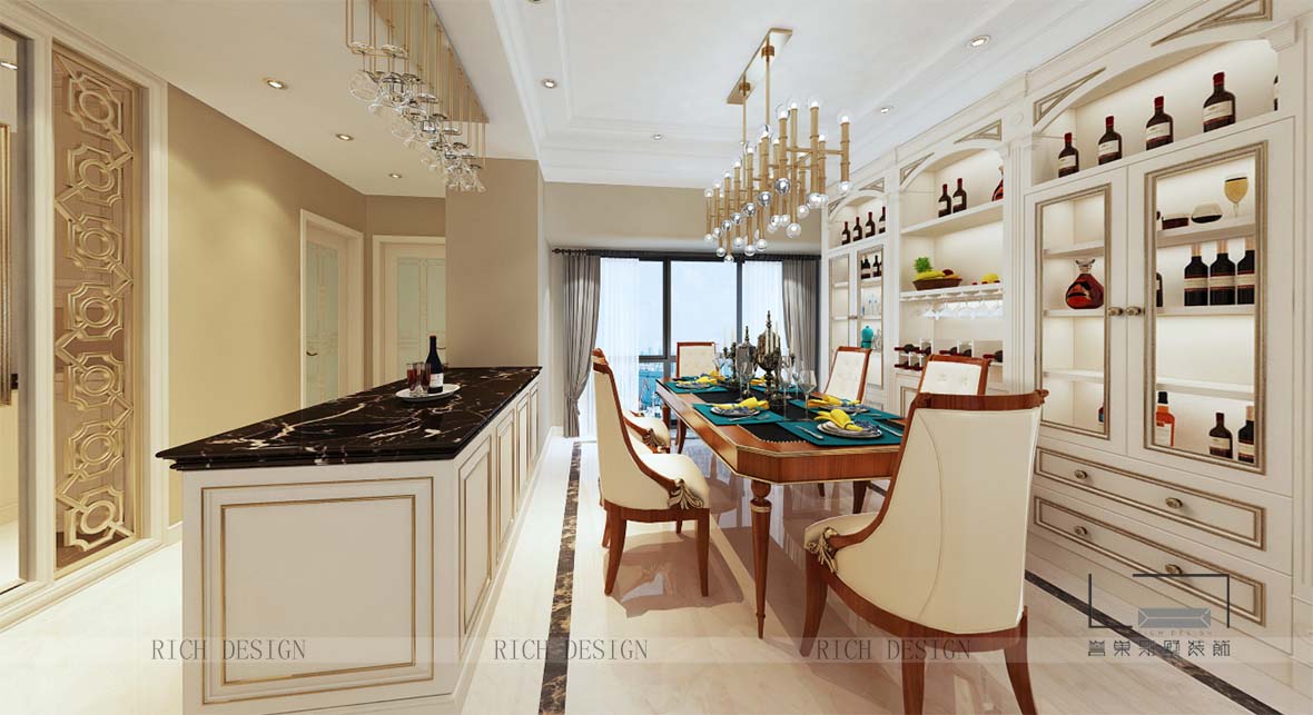 香山美墅現(xiàn)代餐廳裝潢效果圖 香山美墅現(xiàn)代餐廳裝潢效果圖