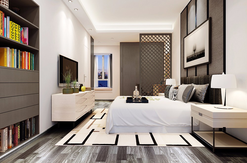 現(xiàn)代別墅主臥裝飾效果圖 現(xiàn)代別墅主臥裝飾效果圖