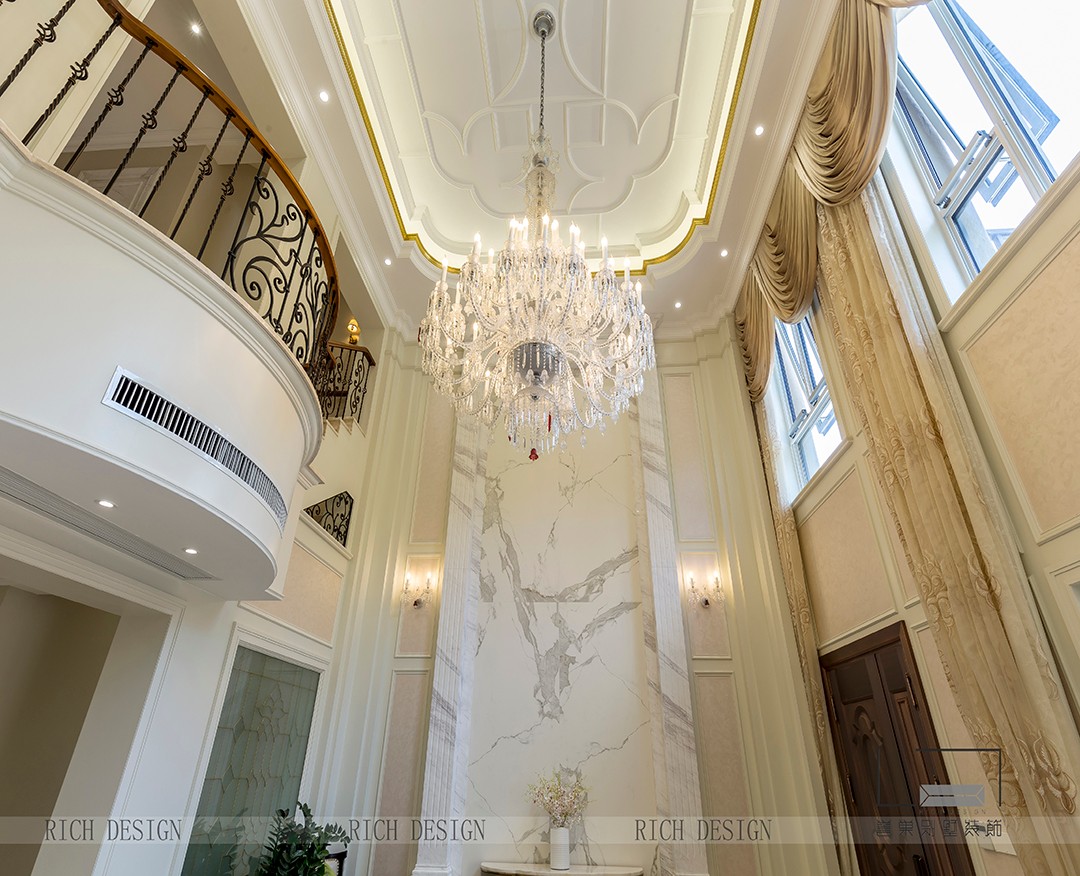 歐式九號公館別墅客廳角度三裝修實景圖 歐式九號公館別墅客廳角度三裝修實景圖