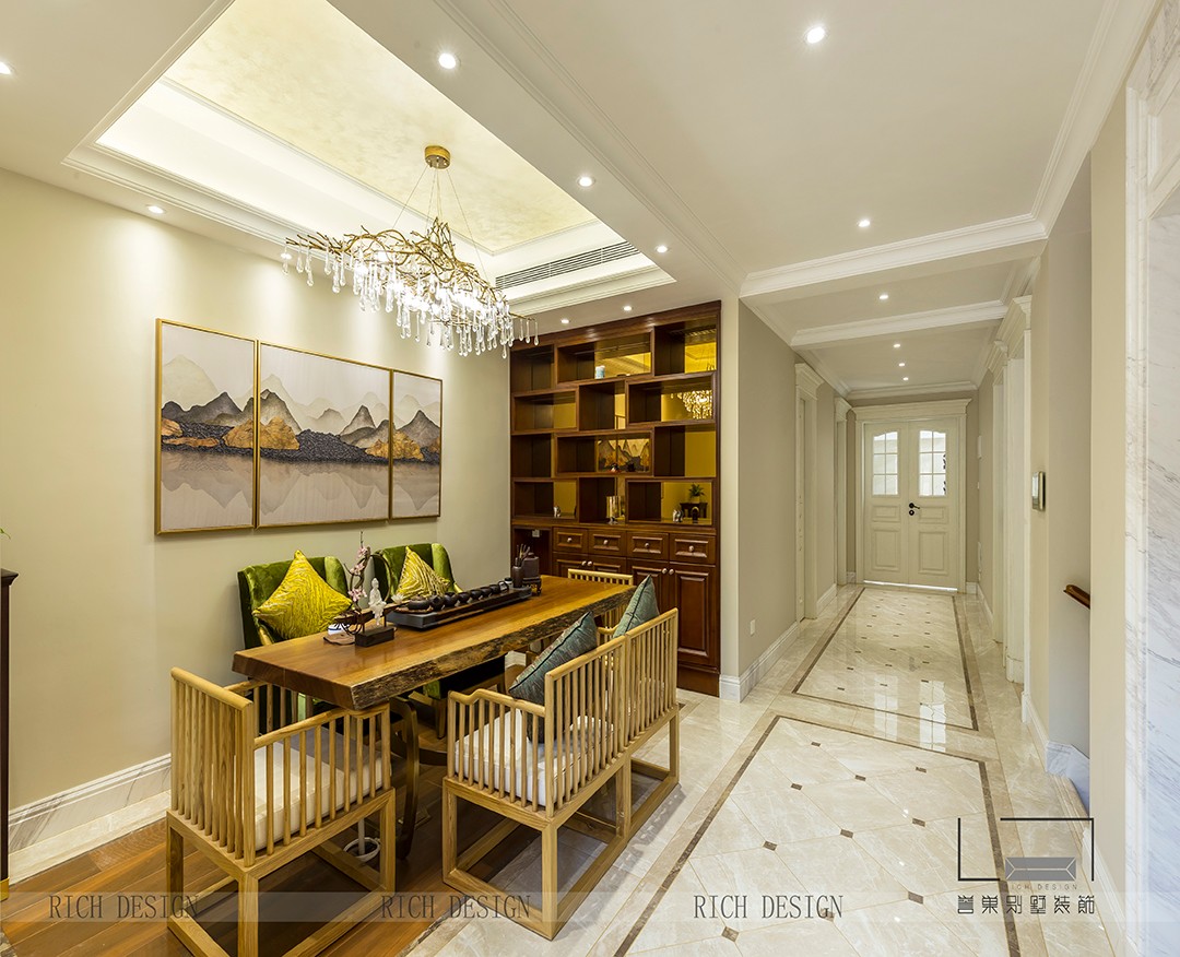 歐式九號公館別墅裝修室內(nèi)實景圖 歐式九號公館別墅裝修室內(nèi)實景圖