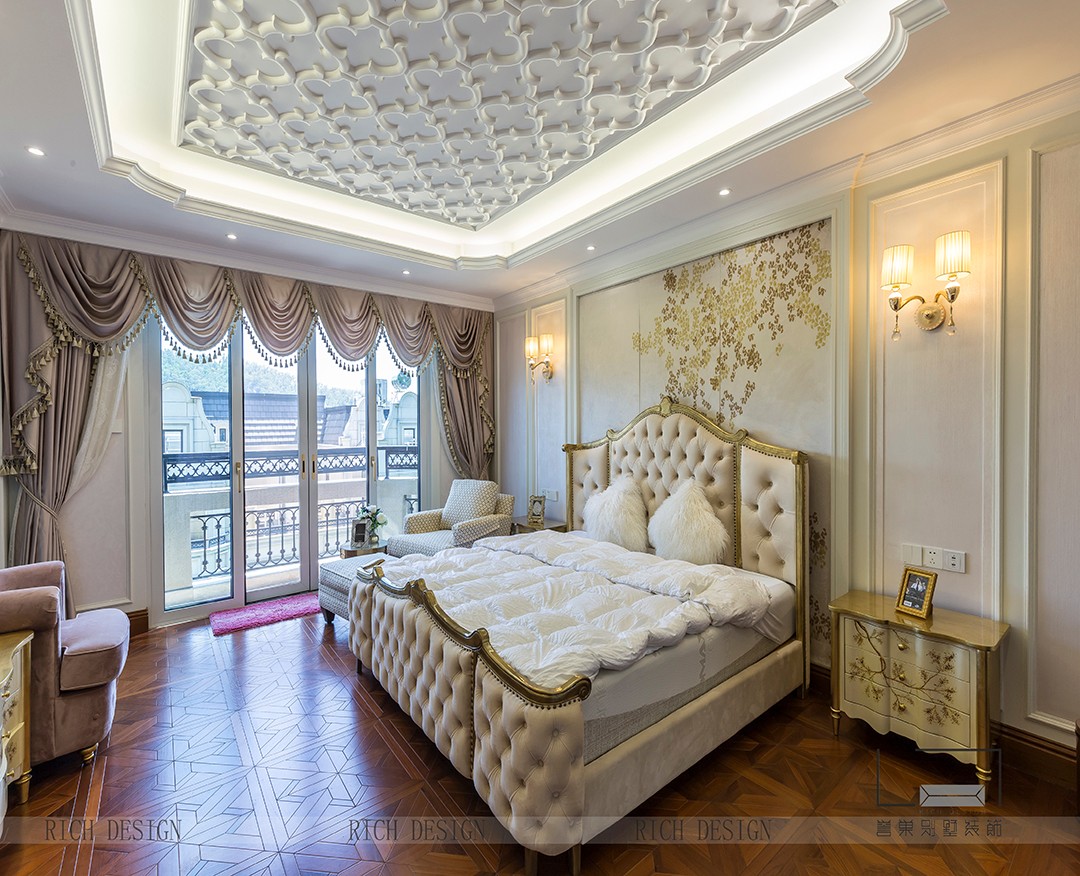歐式九號公館別墅臥室裝修實景圖 歐式九號公館別墅臥室裝修實景圖