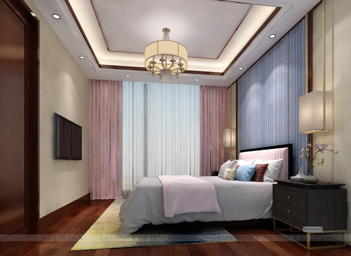 中式女兒房裝飾設(shè)計效果圖