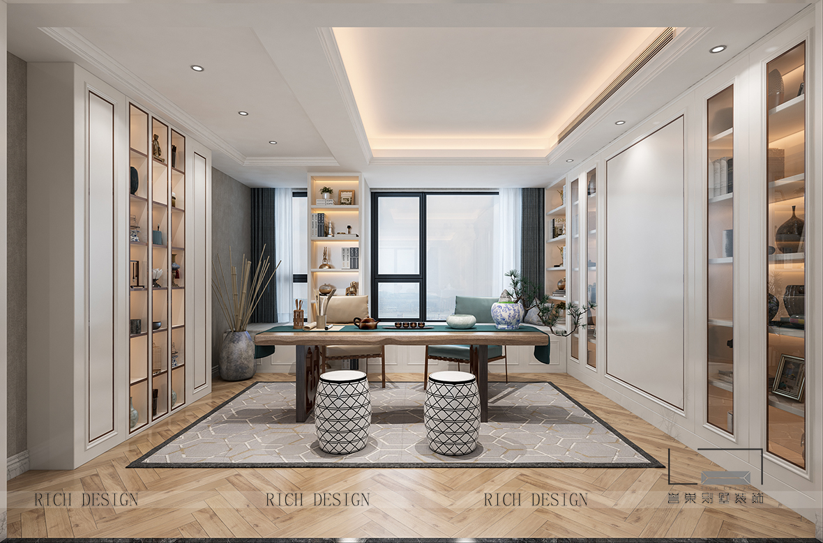 香山美墅現(xiàn)代書房裝飾效果圖 香山美墅現(xiàn)代書房裝飾效果圖