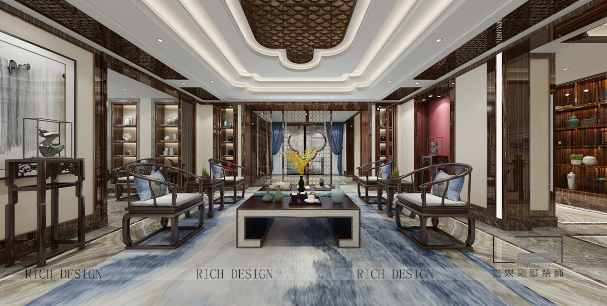 曦城別墅會客廳裝修效果圖 曦城別墅會客廳裝修效果圖