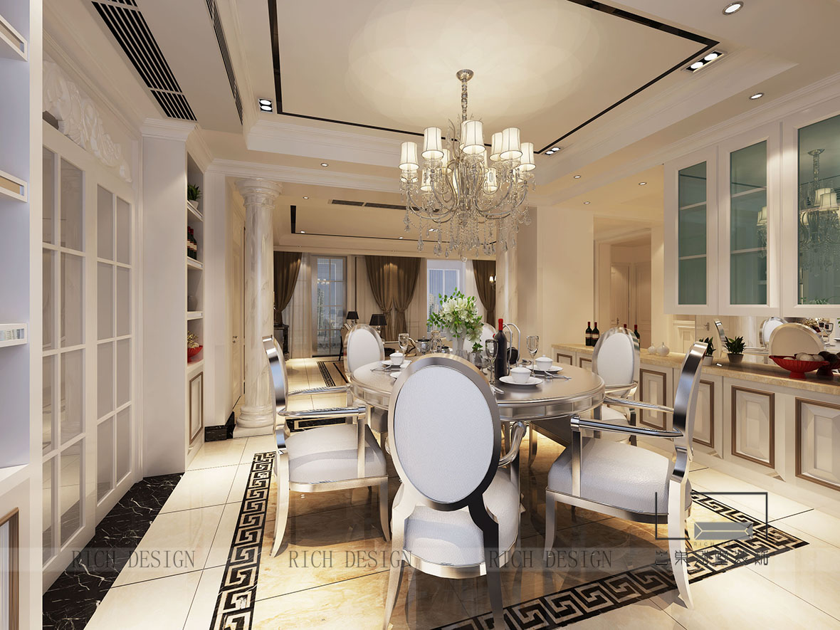 歐式餐廳裝修效果圖 歐式餐廳裝修效果圖