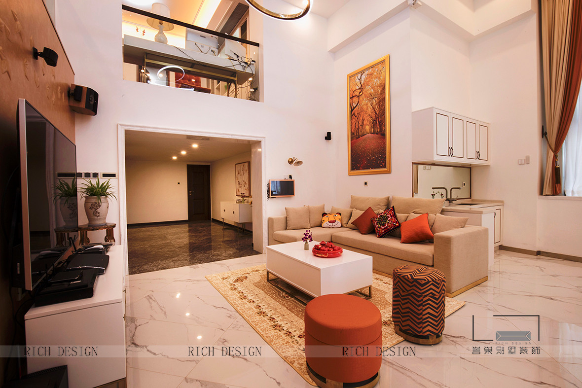 招商雙璽別墅客廳實景圖 招商雙璽別墅客廳實景圖