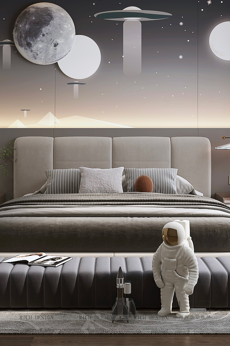 侘寂風--傳麒山兒童房效果圖 侘寂風--傳麒山兒童房效果圖